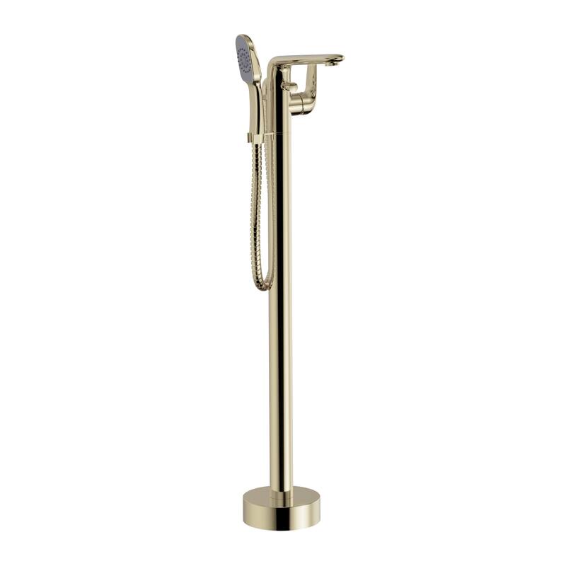Topcraft Floor Mounted Bathtub Filler with Handheld Showerhead
