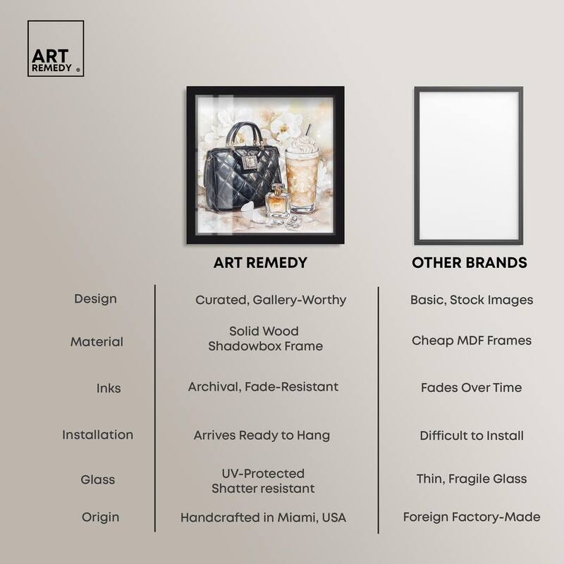 Trinkets and White Floral Shadowbox by Art Remedy