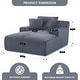 preview thumbnail 18 of 16, Cloudline Oversized Chaise Lounge Chair in Soft Corduroy, Cozy Sleeper Sofabed for Living Room, Bedroom, No Assembly Required