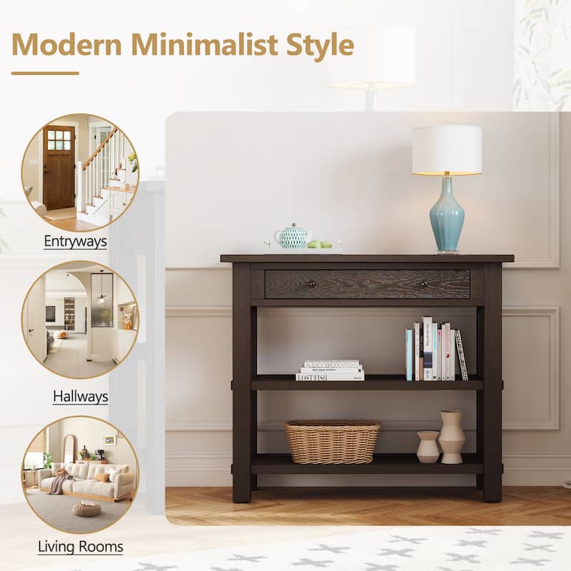 Entryway Table with Storage