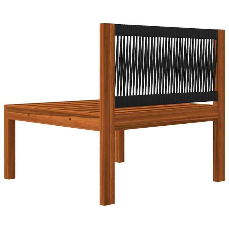 vidaXL Patio Lounge Set Outdoor Sectional Sofa with Cushions Solid Acacia Wood