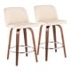 preview thumbnail 7 of 69, Carson Carrington Vallberga Upholstered Counter Stool (Set of 2) - N/A