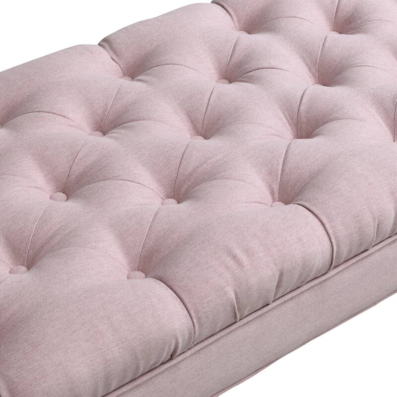 Christopher Knight Home - Wren Upholstered Tufted Bed Bench with Premium Foam and Diamond Button Detail