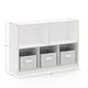 preview thumbnail 18 of 16, Guidecraft EdQ Essentials Two Shelf 5 Compartment Storage 30''