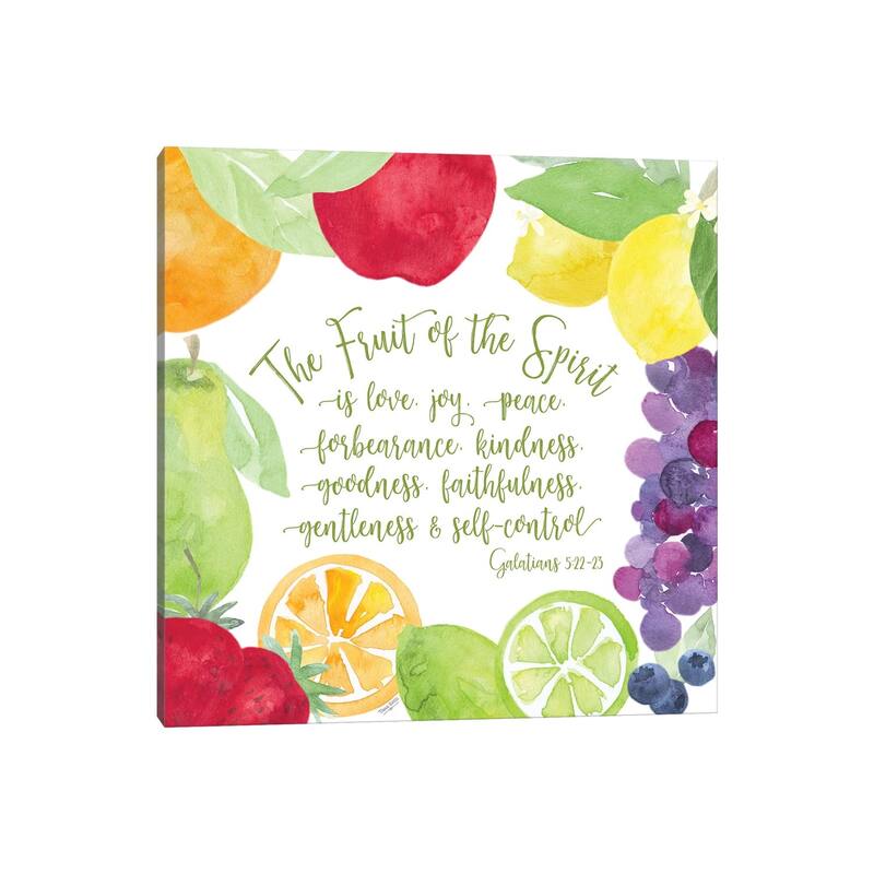 iCanvas "Fruit of the Spirit I-Fruit" by Tara Reed Canvas Print