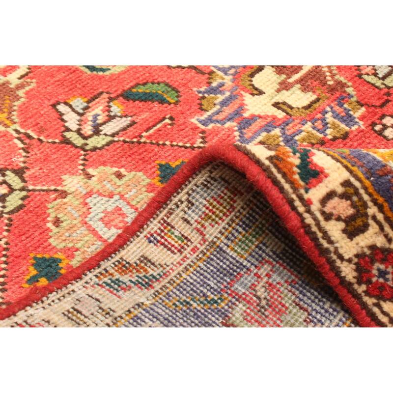 ECARPETGALLERY Hand-knotted Antalya Vintage Red Wool Rug - 4'9 x 6'6