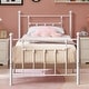 preview thumbnail 8 of 34, VECELO Platform Bed Frame with Headboard-Twin/Full/Queen Size Bed Twin - White
