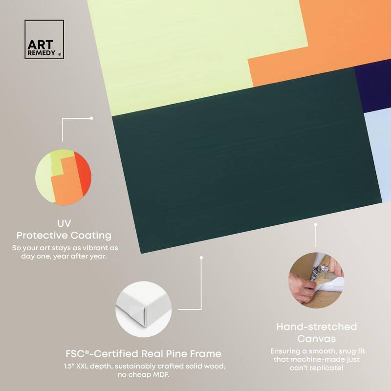 Rectilinear Rhapsody I Canvas by Art Remedy, Gallery Wrapped