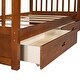 preview thumbnail 18 of 68, American Classic Traditional Style Twin-Over-Twin Bunk Bed with Ladders and Two Storage Drawers