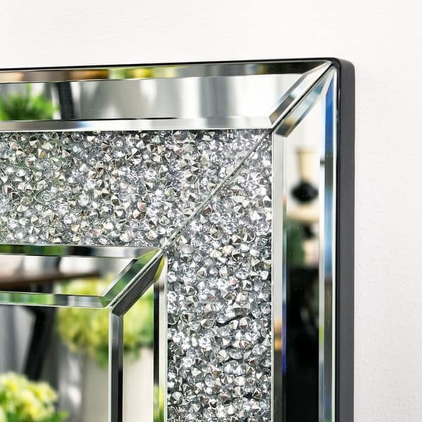 NWT Sparkling Swarovski Bling Crystal Rhinestone Mirror +Gift 61CZdG0dIrL._AC_SL1500_grande.  main image 4