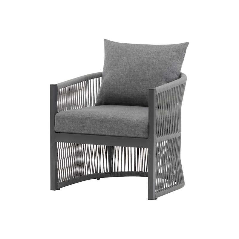 Christopher Knight Home Modern Outdoor Lounge Chair Set of 2