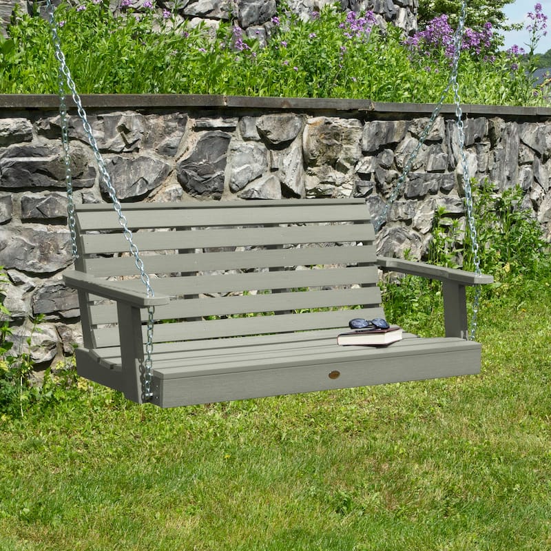 Highwood Weatherly 4-foot Eco-friendly Synthetic Wood Porch Swing