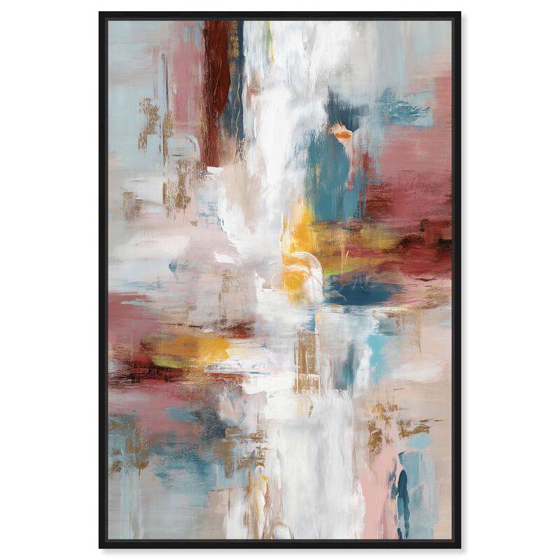 Warmth and cool III Canvas by Art Remedy - Black - 36" x 54"
