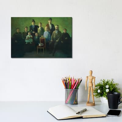 iCanvas "Difficult Family" by Michael Sowa Canvas Print