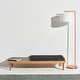 preview thumbnail 15 of 46, Brightech Montage Modern 60 in. Contemporary Arc LED Color Adjusting Floor Lamp with White Fabric Drum Shade