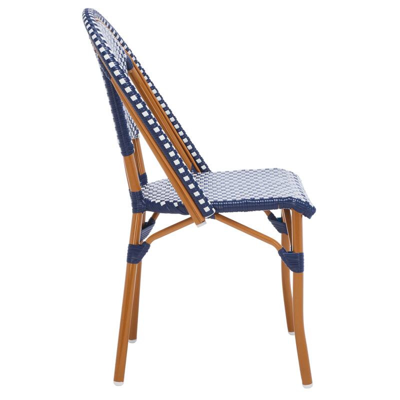 SAFAVIEH Emiliana Outdoor Side Chair Set of 2 (Fully Assembled) - 20Wx35Dx22H