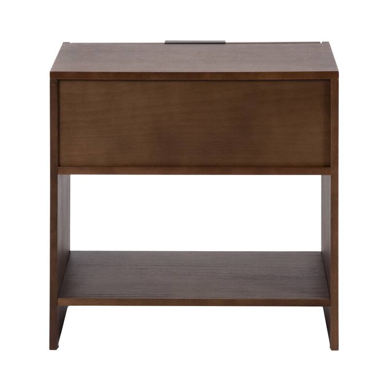 Kate and Laurel Mezzeta Wood Side Table