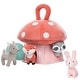 preview thumbnail 1 of 3, Lambs & Ivy Interactive Plush Mushroom House with Stuffed Animal Toys