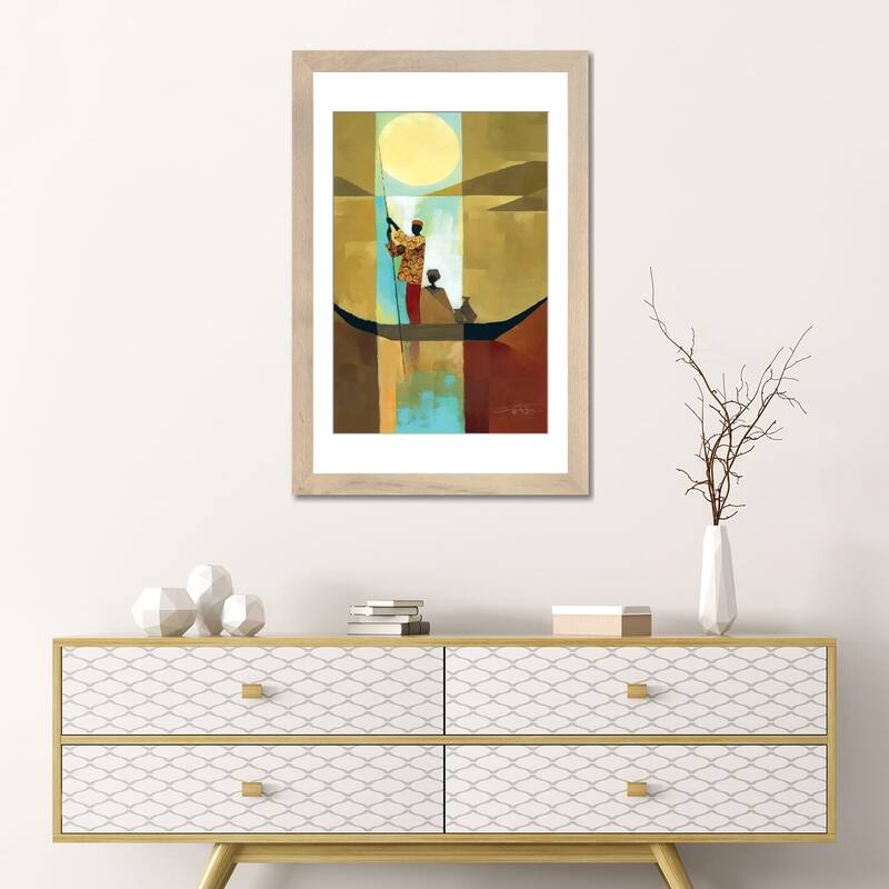 iCanvas "On The River I" by Keith Mallett