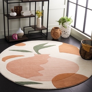 SAFAVIEH Handmade Rodeo Drive Songul Mid-Century Modern Wool Rug - Bed ...