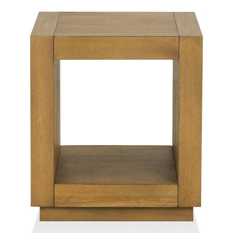 Furniture of America Gryel Modern 20-inch 1-Shelf Square End Table