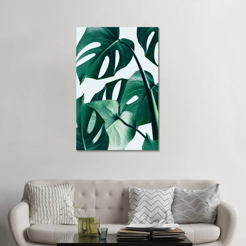 iCanvas "Monstera" by 83 Oranges Canvas Print - 48x32x1.5