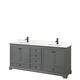 Option Dark Gray, Black Trim, Giotto Quartz Top