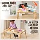 preview thumbnail 3 of 8, Natural Pine Wood Sensory Table with Storage Bins for Kids - 32.1” L x 23.6” W x 19.9” H