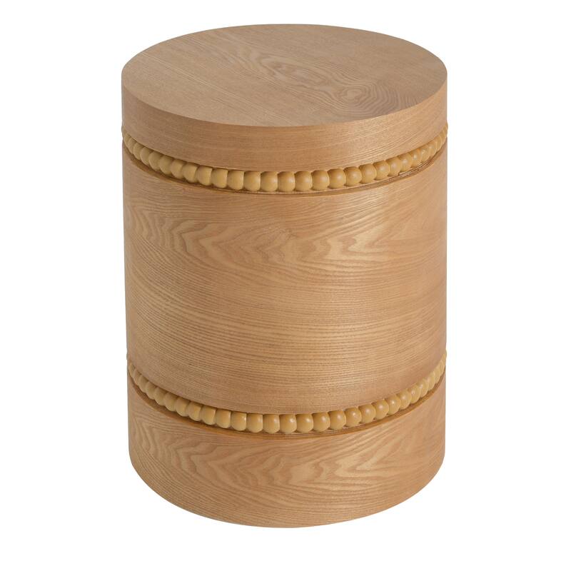 Christopher Knight Home - Camden Modern 15.35" Lightweight Wave-Shaped End Table with Tiered Shelves for Bedroom, Living Room