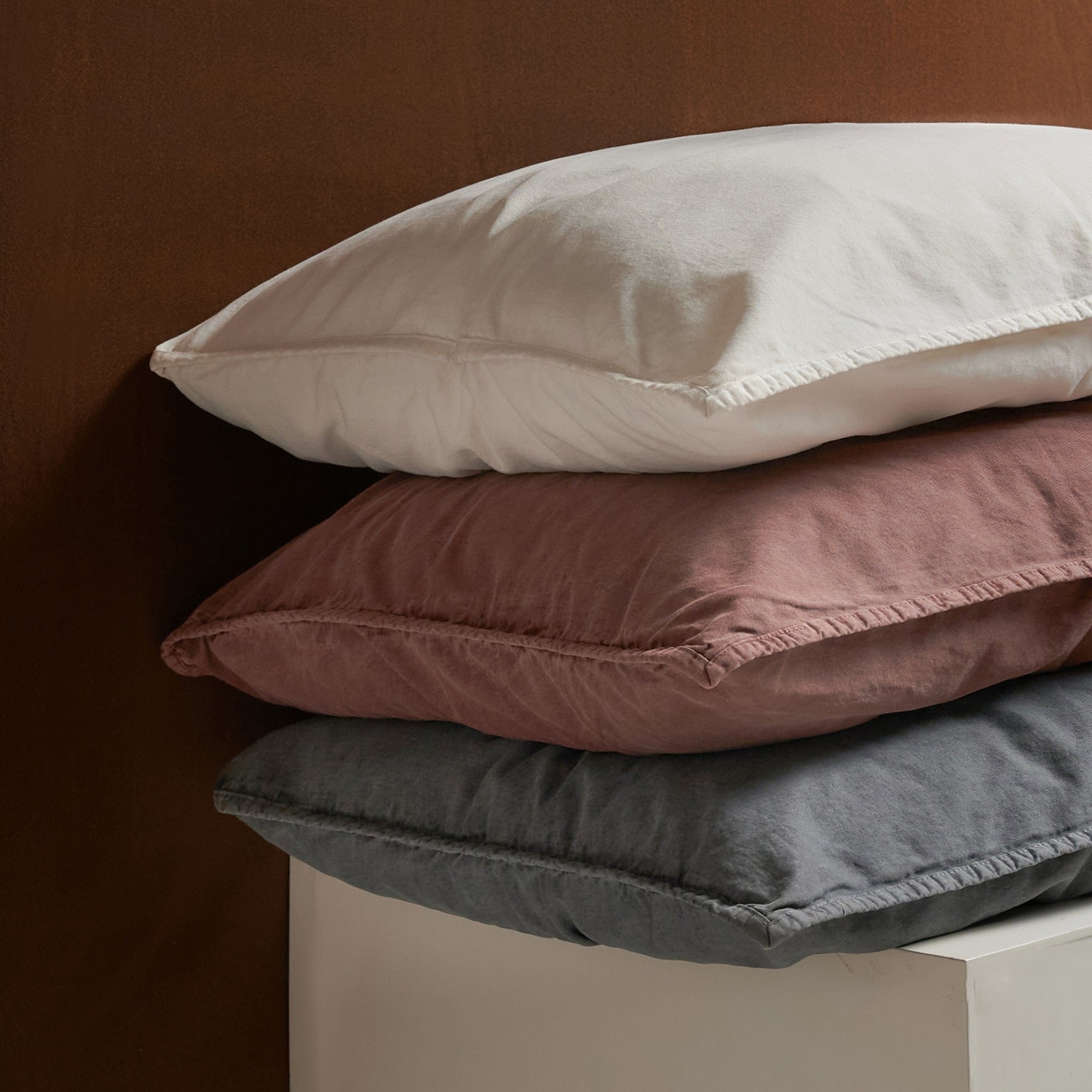 HiEnd Accents Stonewashed Cotton Canvas Vintage Chic Pillow Sham, 1PC