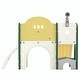 preview thumbnail 32 of 63, Kids 7-in-1 Slide Playset: Spaceship Design with Slide, Tunnel, Ring Toss, Basketball Hoop, and Toy Storage