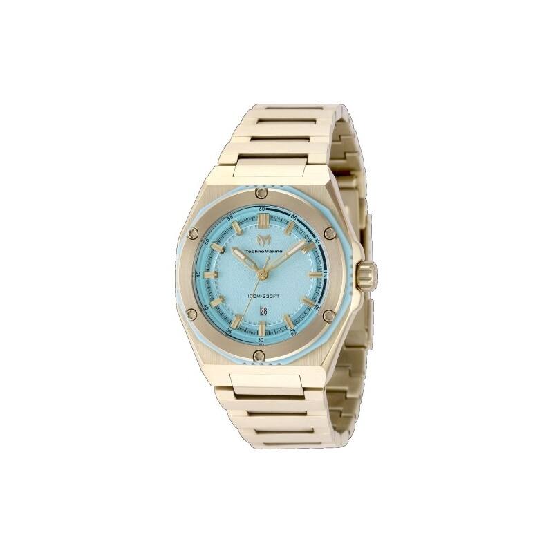 Technomarine Women's TM-416087 CORAL Quartz 3 Hand Green Dial Watch