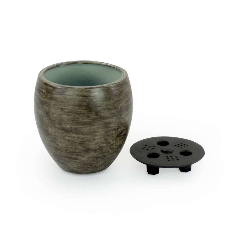 Smart Self-watering Round Planter Pot for Indoor and Outdoor