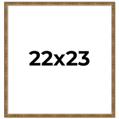 22x23 Frame Gold Kingsley Distressed Solid Wood Picture Frame Width