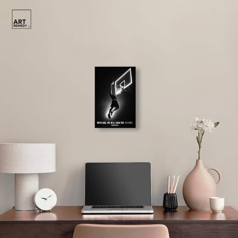 We Will Gain the Victory Canvas by Art Remedy, Gallery Wrapped