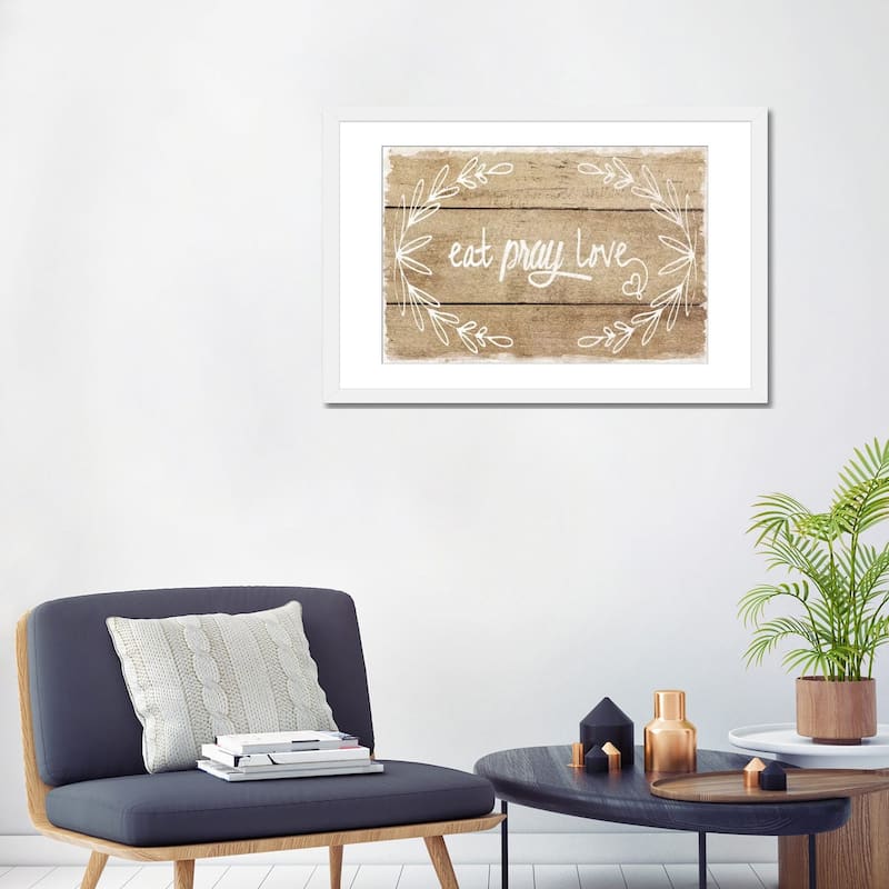 iCanvas "Eat, Pray, Love" by Amanda Murray