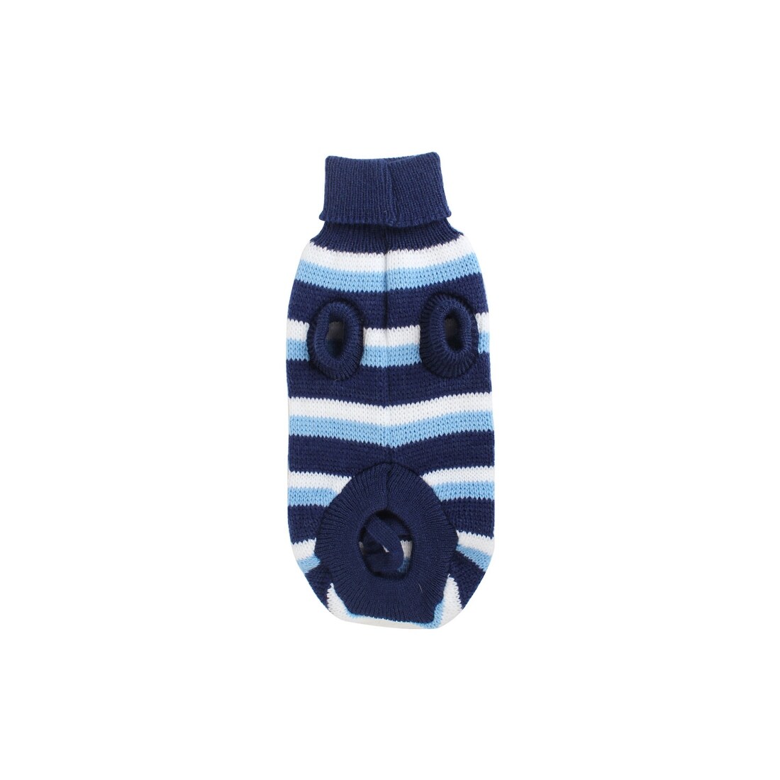 Shop Winter Turtleneck Stripe Pattern Pet Dog Chihuahua Tea Cup