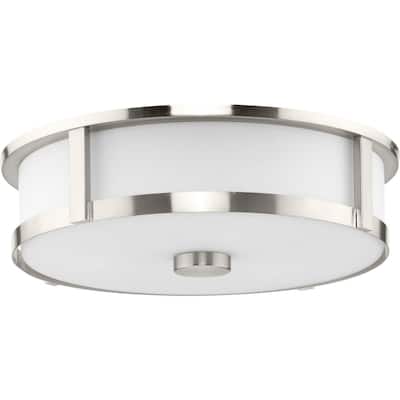 Progress Lighting P350281 Gilliam 3 Light 17" Wide Flush Mount Drum