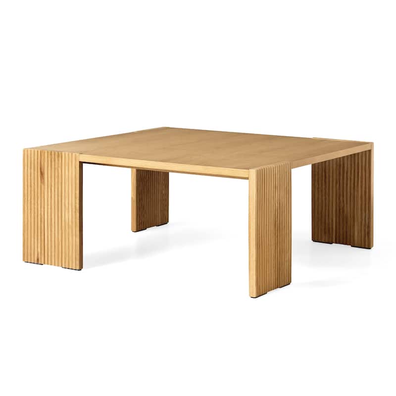 Square Solid Wood Coffee Table