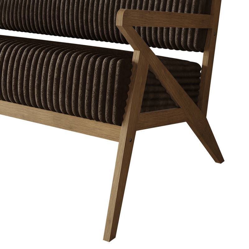 CraftPorch Chic Modern Velvet 3-Piece Upholstered Living Room Set