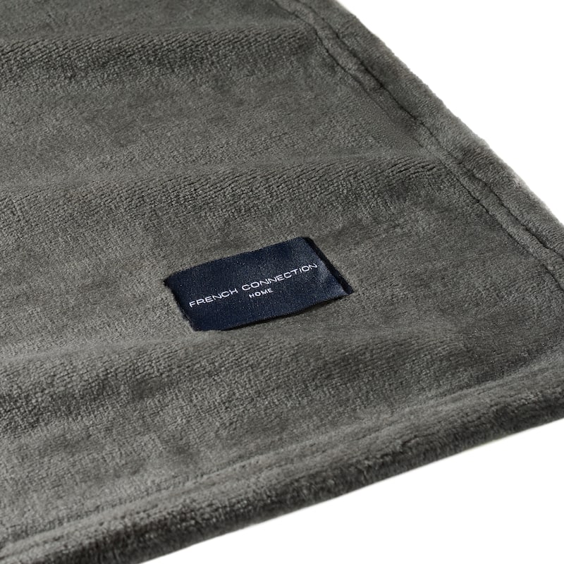 French Connection 50 in. x 70 in. Throw Blanket