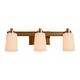 preview thumbnail 7 of 14, Robert Stevenson Lighting Sullivan Park - Glass and Metal Vanity Light