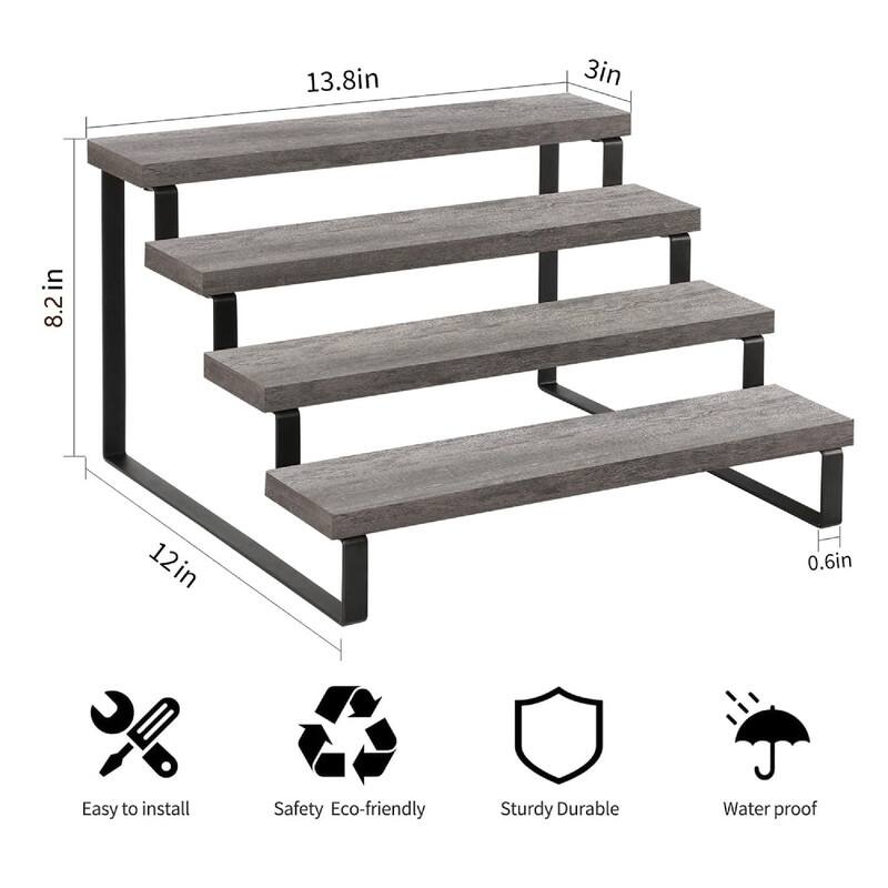 Wooden Display Riser Stand - 13.8 x 12 x 8.2 inches