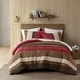 preview thumbnail 32 of 60, Chelsea Square Cascade Reversible Plush Faux Suede Comforter Set Brick - King