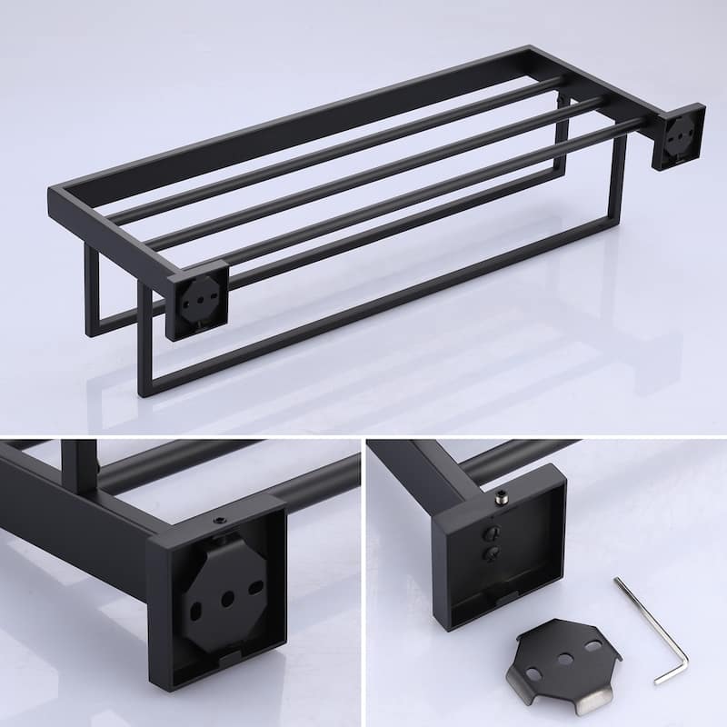 Two Towel Holders Wall mounted Towel Rack