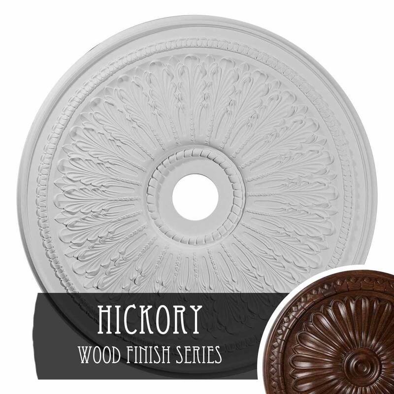 29 1/8"OD x 3 5/8"ID x 1"P Oakleaf Ceiling Medallion