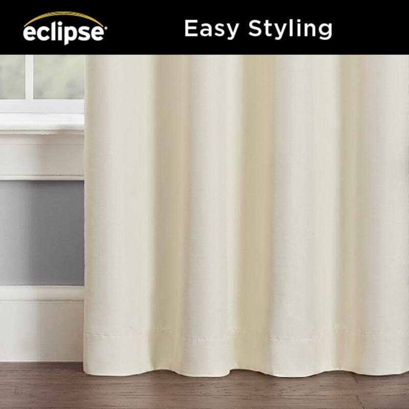 Eclipse Kendall Thermaback Grommet Extra Wide Sliding Patio Door Curtain Panel, 84 In Long x 100 In Wide