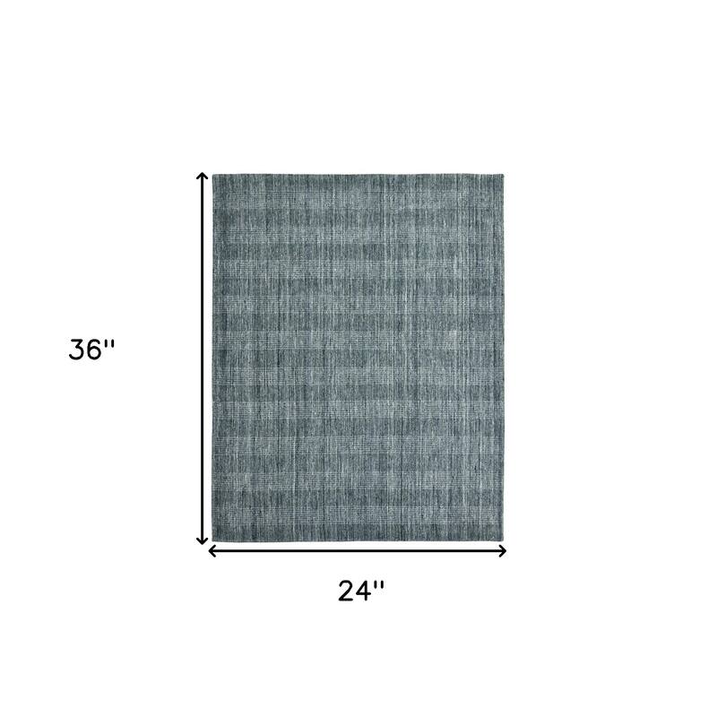 HomeRoots Plaid Transitional Rectangle Area Rug