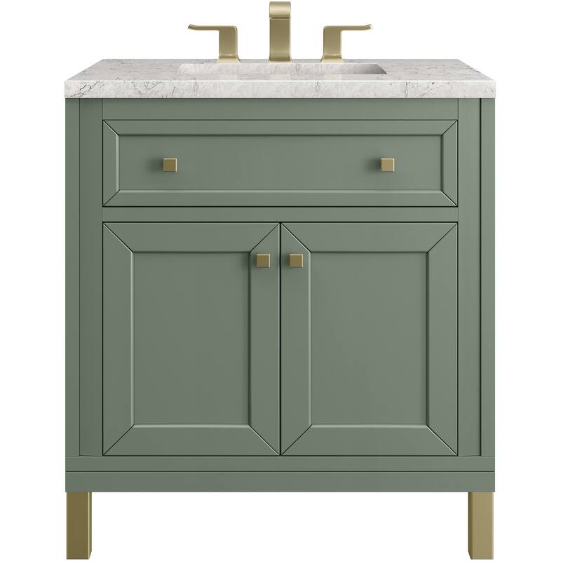 James Martin Vanities 503-V30-3EJP Chicago 30" Free Standing Single - Smokey Celadon