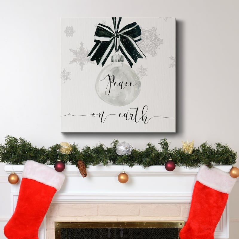 Peace Ornament-Premium Gallery Wrapped Canvas - Ready to Hang
